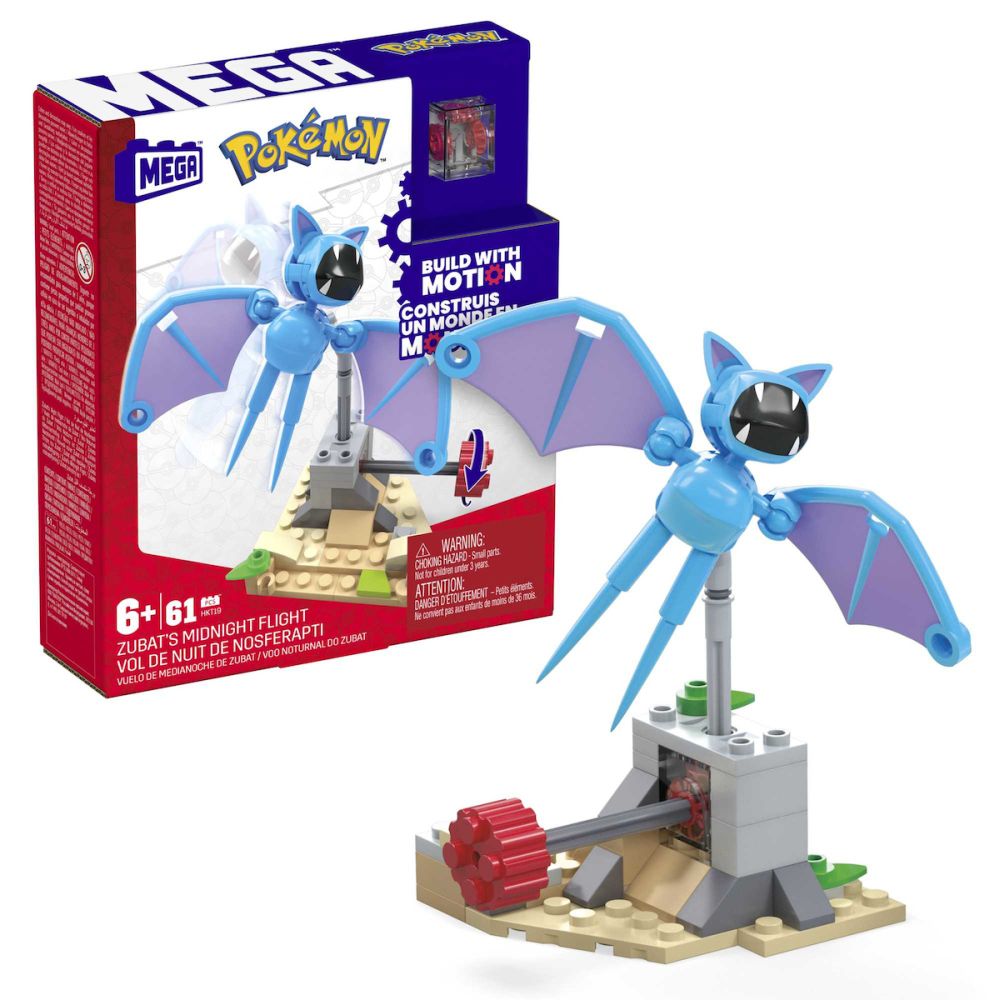 Mattel Mega Pokemon Adventure Builder: Zubat's Midnight Flight (HKT19)