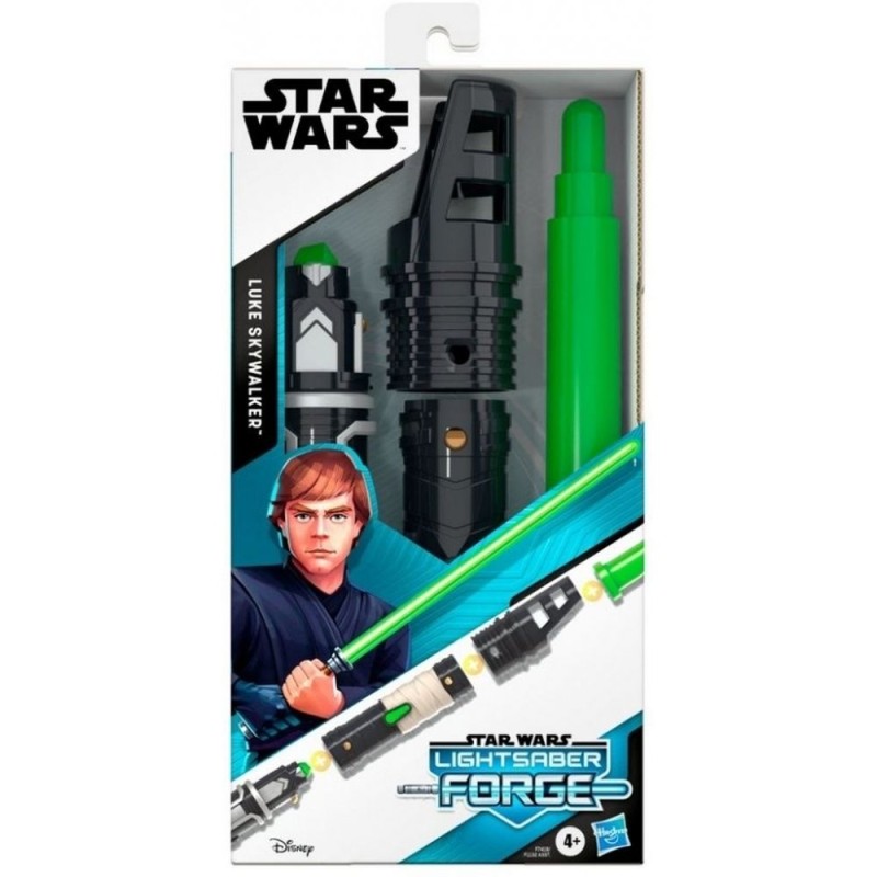 Hasbro Disney: Star Wars Lightsaber Forge - Luke Skywalker Extendable Green Lightsaber (F7419)