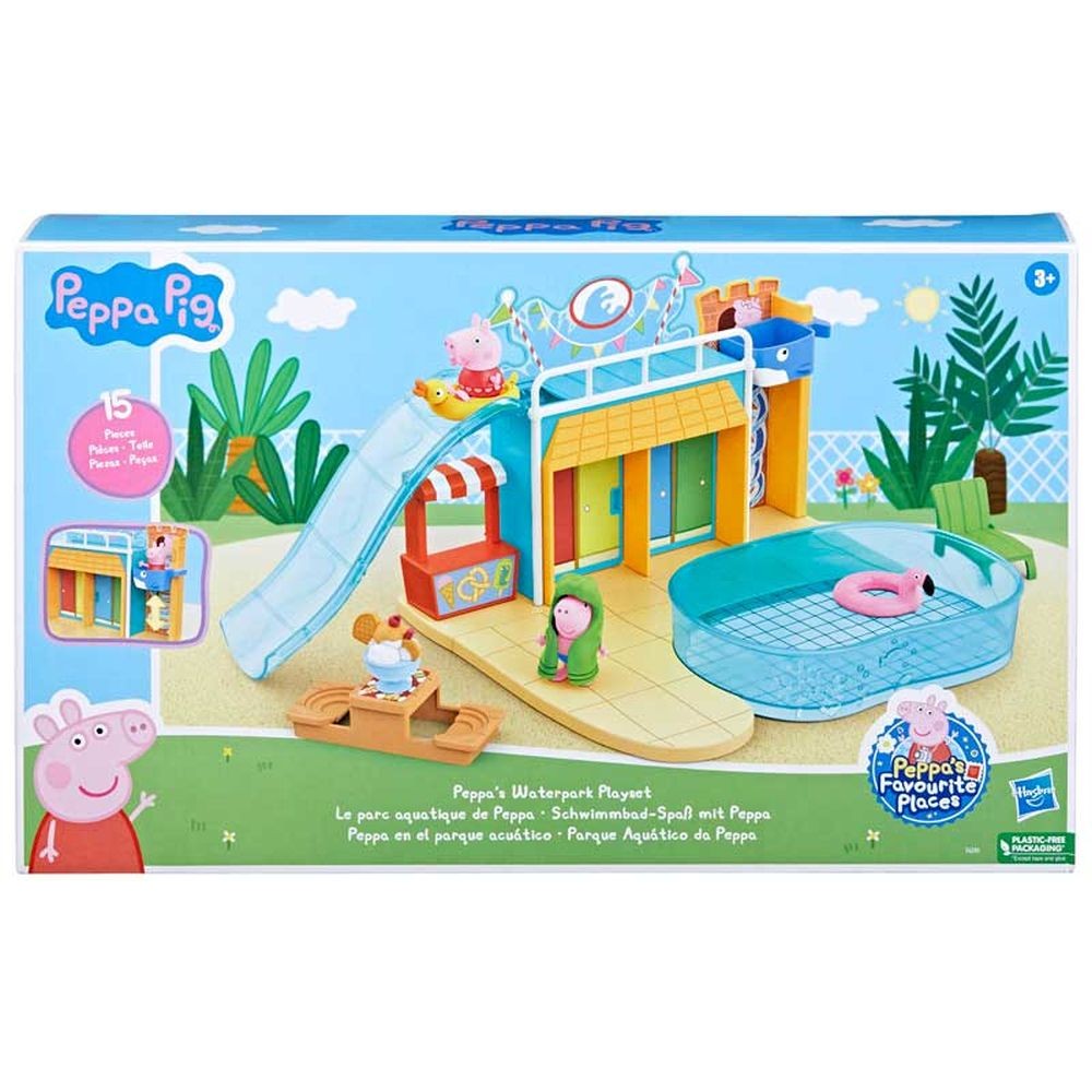 Hasbro Peppa Pig Peppa's Favourite Places: Peppa's Waterpark Playset (F6295)