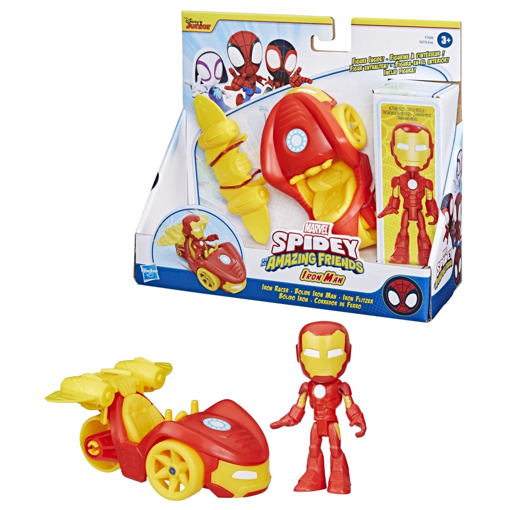 Hasbro Marvel: Spidey and his Amazing Friends - Iron Man &amp; Iron Racer (F7458)