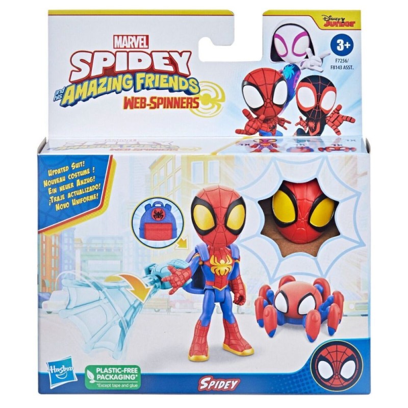 Hasbro Marvel Spidey and His Amazing Friends: Web-Spinners - Spidey Action Figure (F7256)