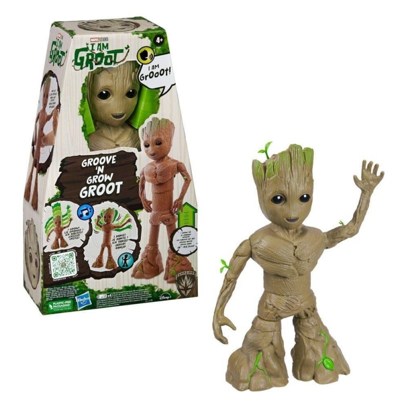 Hasbro Marvel: I am Groot - Groove 'N Grow Groot Action Figure (F8027)