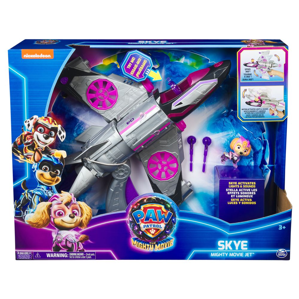 Spin Master Paw Patrol: The Mighty Movie - Skye Mighty Movie Jet (6067498)