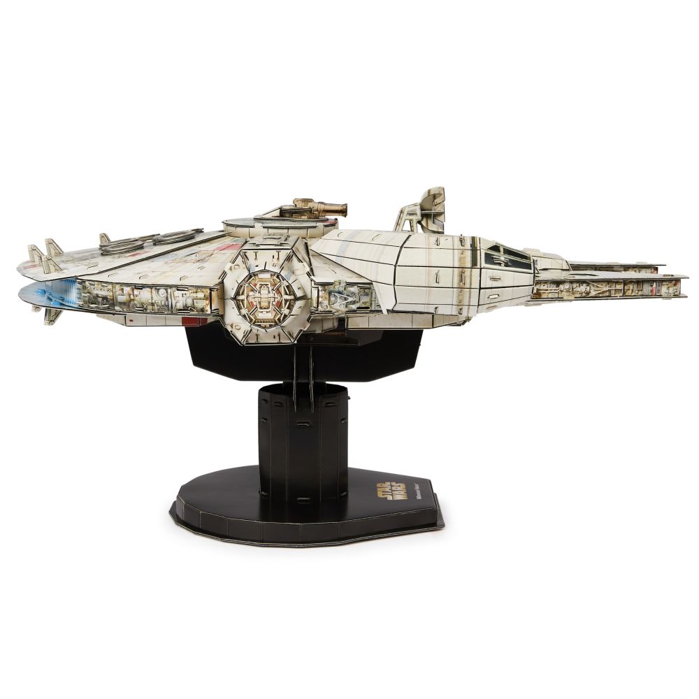 Spin Master Disney: Star Wars 4D Build - Millennium Falcon 3D Cardstock Puzzle Model Kit (6069815)