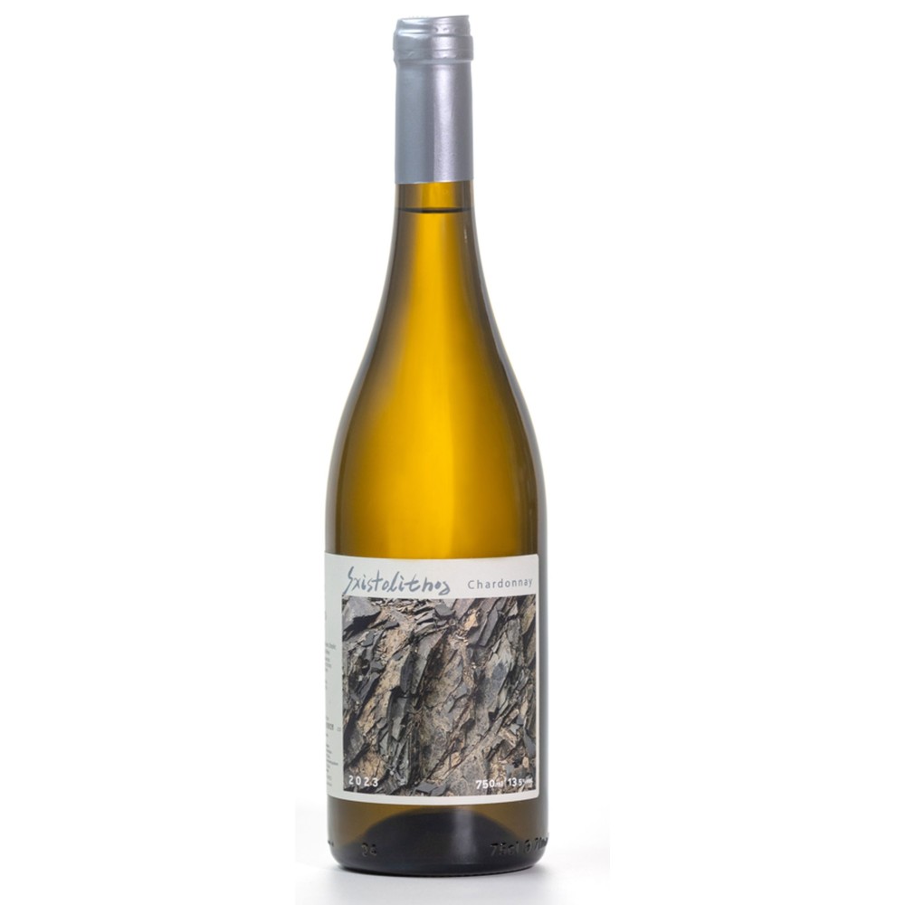 Adam Oinos -  Sxistolithos Chardonnay - White Dry Wine PGI,750ml