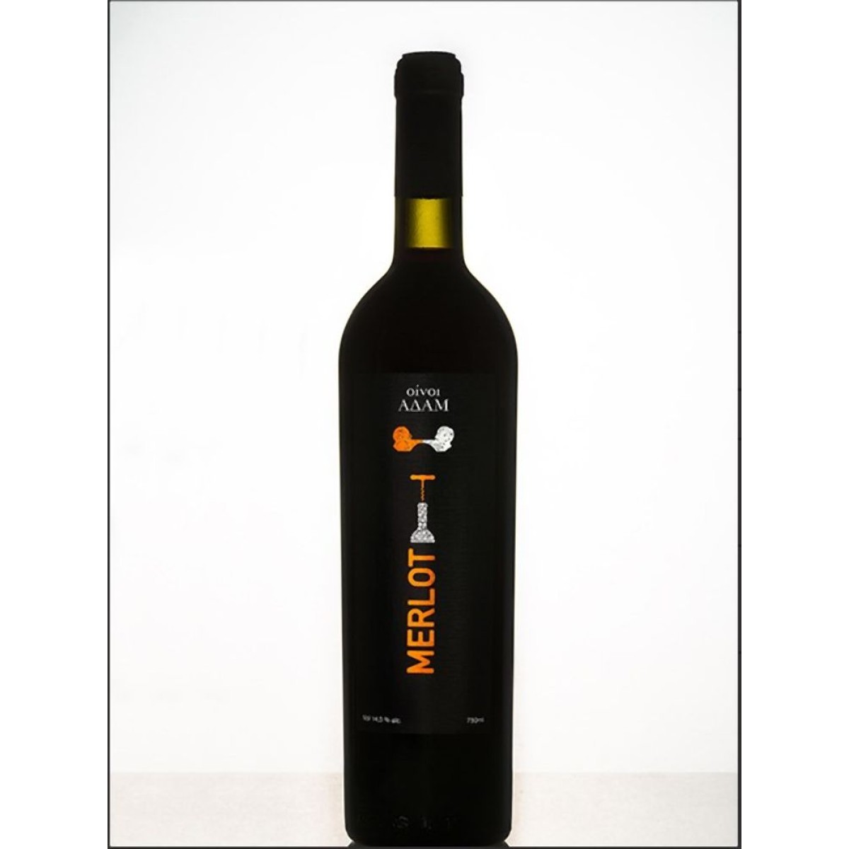 Adam Oinos - Merlot - Red Dry Wine PGI,750ml