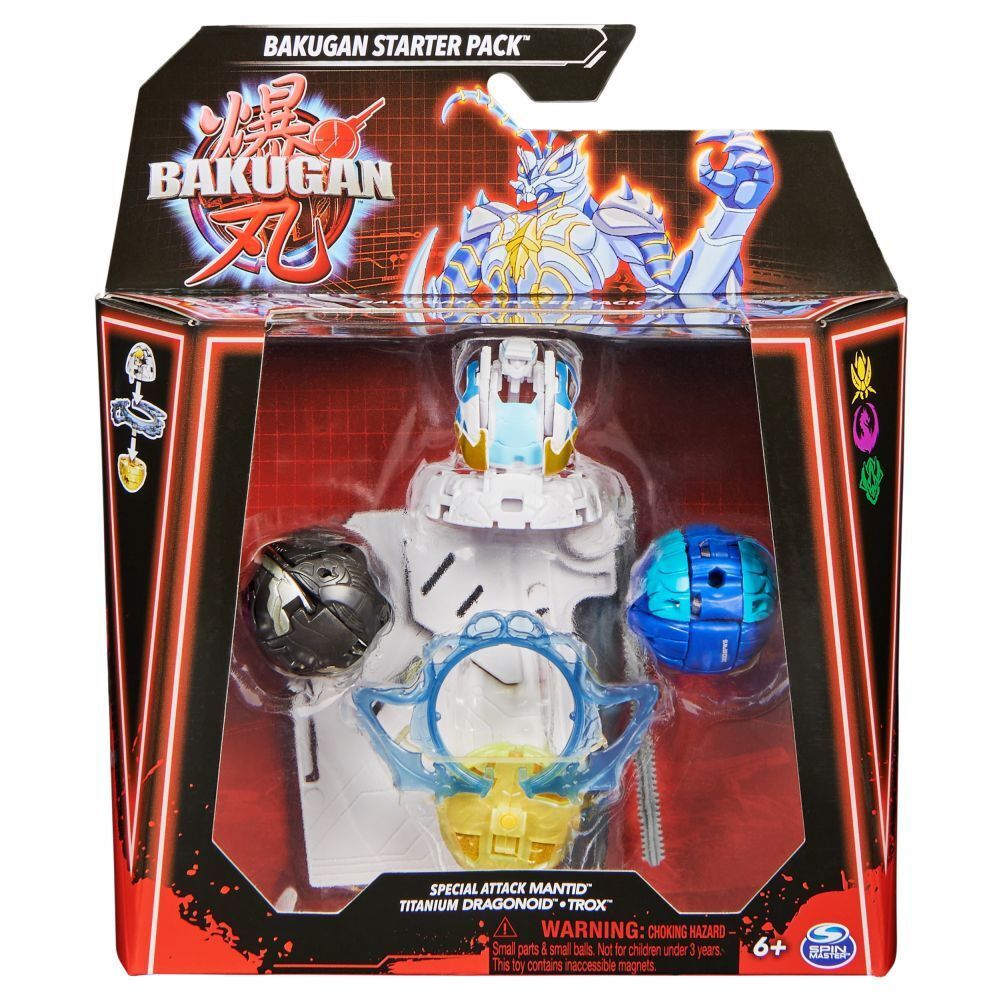 Spin Master Bakugan: Starter Pack - Special Attack Hammerhead/Bruiser/Ventri (20142186)