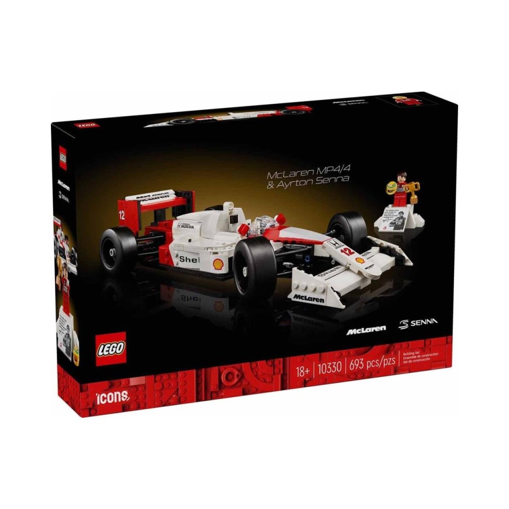 LEGO® Icons: McLaren MP4/4 &amp; Ayrton Senna (10330)