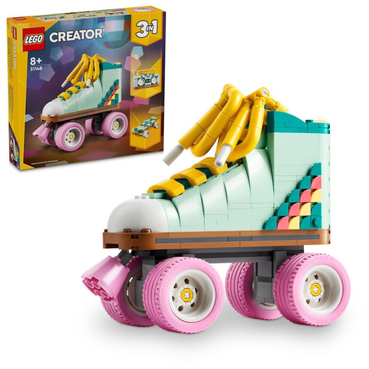 LEGO® Creator: Retro Roller Skate 3in1 Toy (31148)