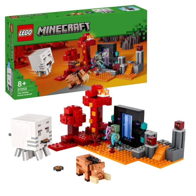 LEGO® Minecraft®: The Nether Portal Ambush (21255)