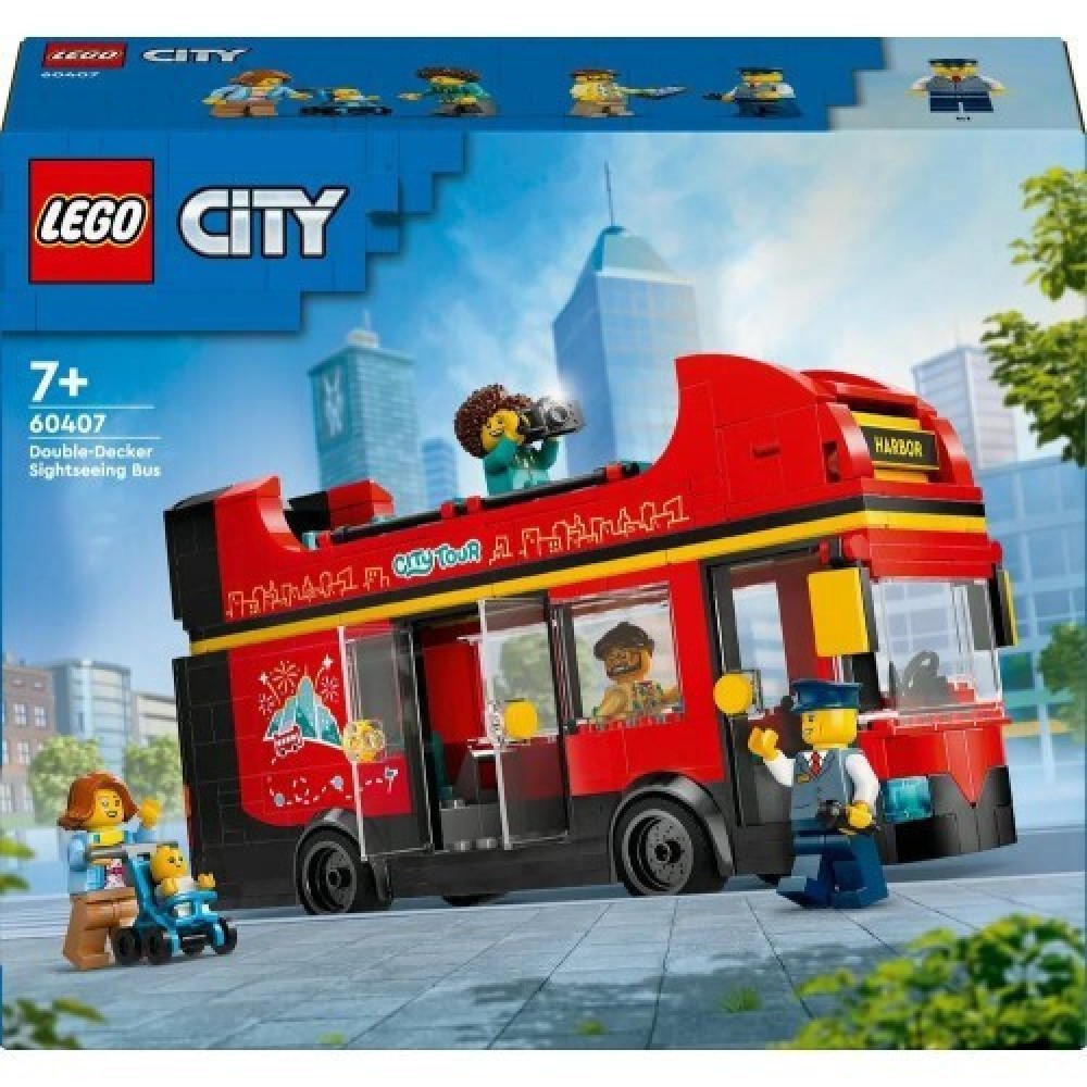 LEGO® City Great Vehicles: Red Double-Decker Sightseeing Bus (60407)