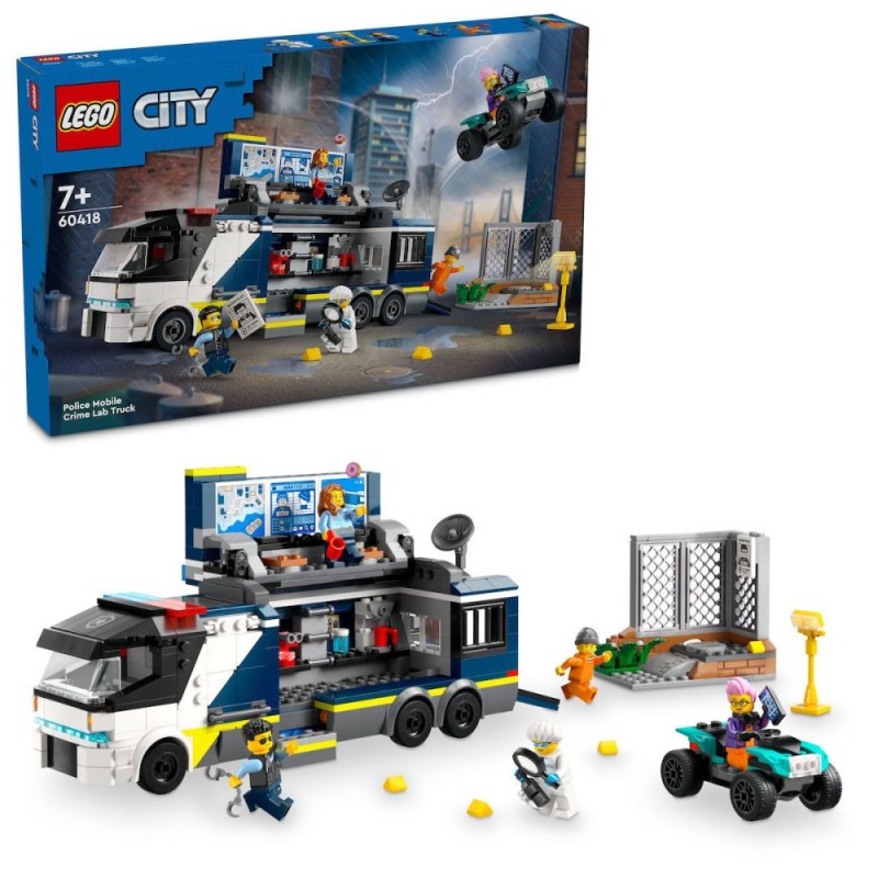 LEGO® City: Police Mobile Crime Lab Truck Toy (60418)