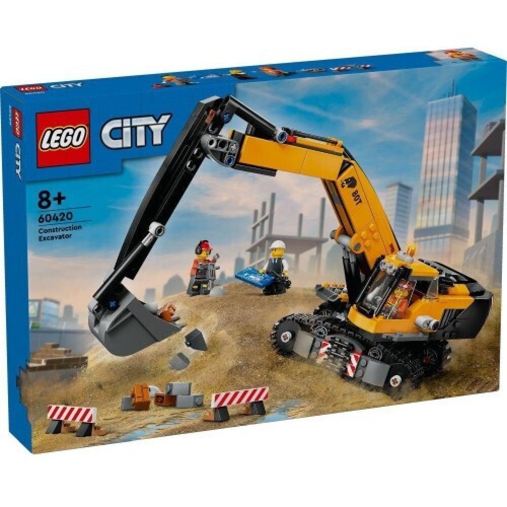 LEGO® City Great Vehicles: Yellow Construction Excavator (60420)