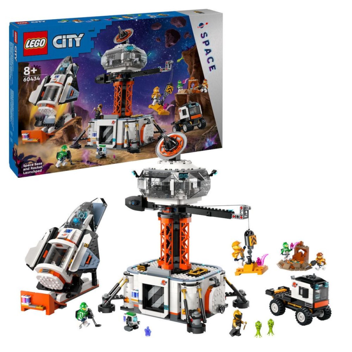 LEGO® City: Space Base and Rocket Launchpad Set (60434)