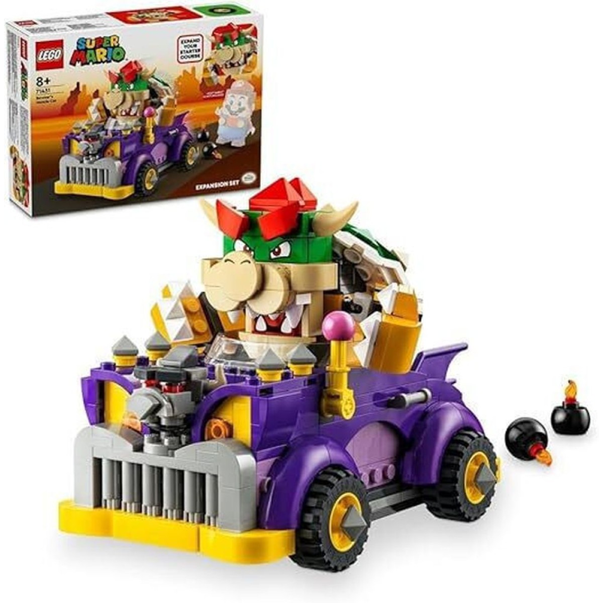 LEGO® Super Mario™: Bowser’s Muscle Car Expansion Set (71431)