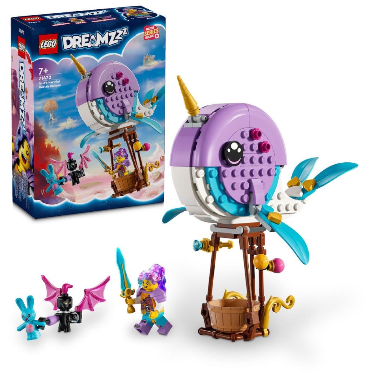 LEGO® DREAMZzz™: Izzies Narwhal Hot-Air Balloon (71472)