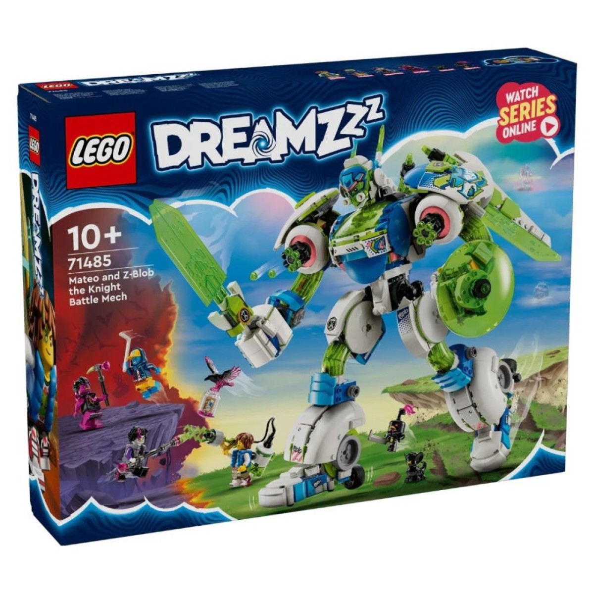 LEGO® DREAMZzz™: Mateo and Z-Blob the Knight Battle Mech (71485)