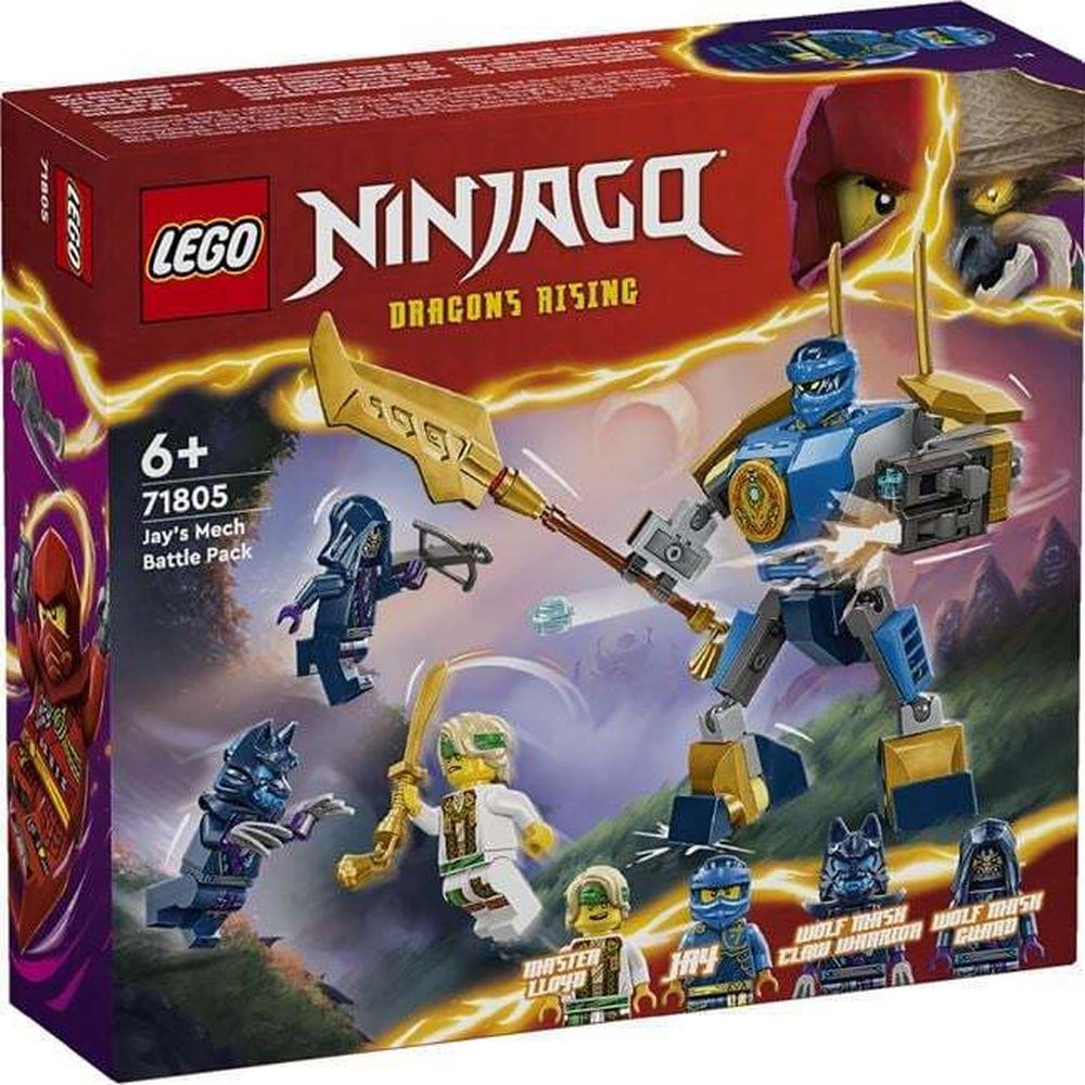 LEGO® NINJAGO®: Jay’s Mech Battle Pack Ninja Toy (71805)