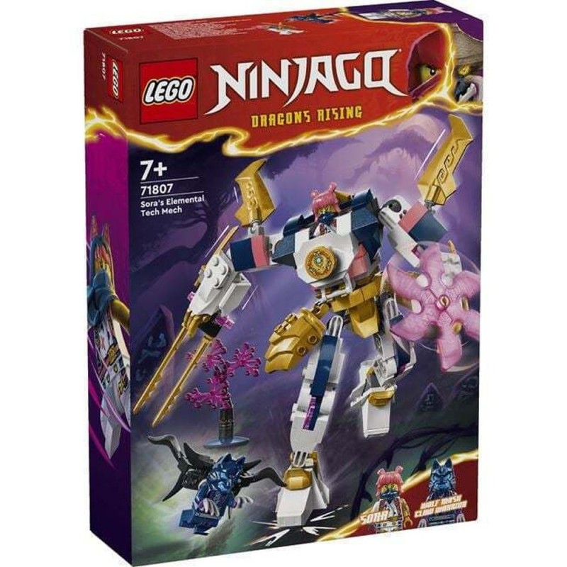 LEGO® NINJAGO®: Sora’s Elemental Tech Mech Toy (71807)