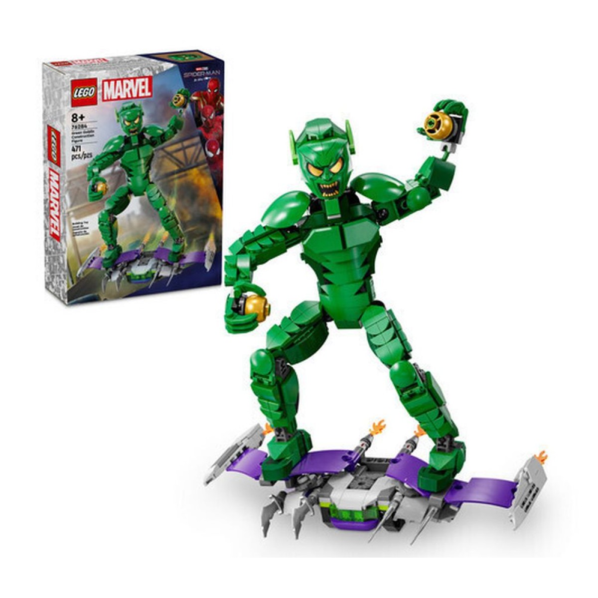 LEGO® Super Heroes Marvel: Spider-Man No Way Home - Green Goblin Construction Figure (76284)