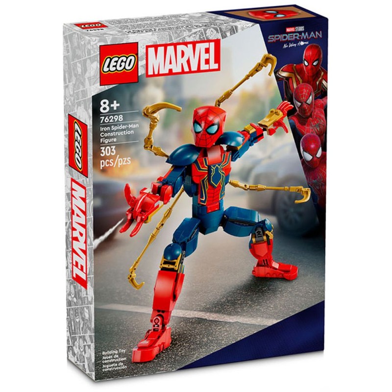 LEGO® Super Heroes Marvel: Spider-Man No Way Home - Iron Spider-Man Construction Figure (76298)