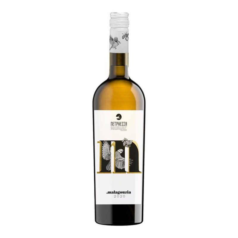 Petriessa Estate - Malagouzia White Dry Wine P.G.I.,750ml