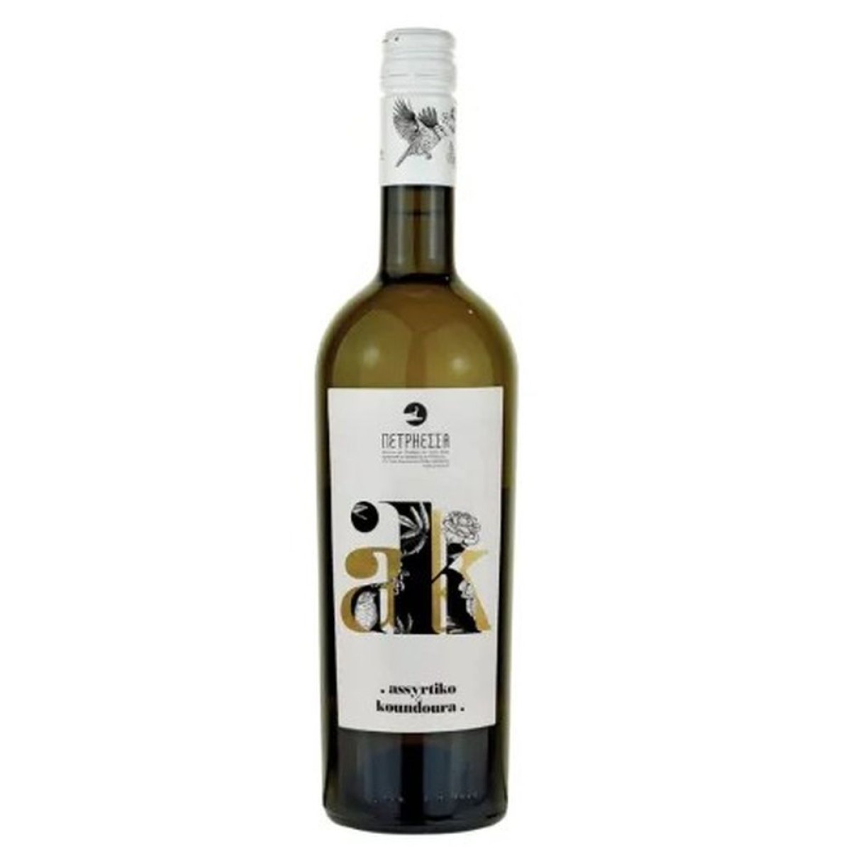 Petriessa Estate - Assyrtiko, Koundoura - White Dry Wine P.G.I.,750ml