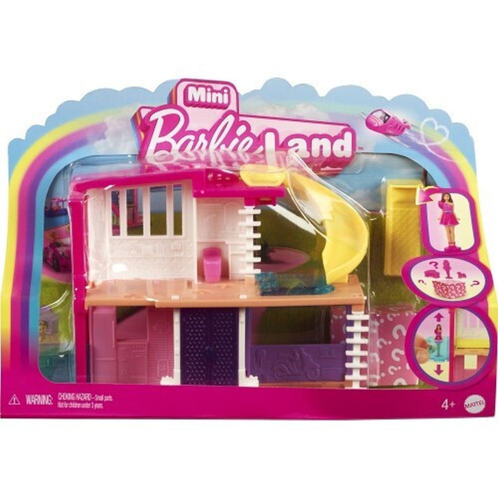 Mattel Barbie: Mini BarbieLand - House, Doll &amp; Accessories (HYF47)