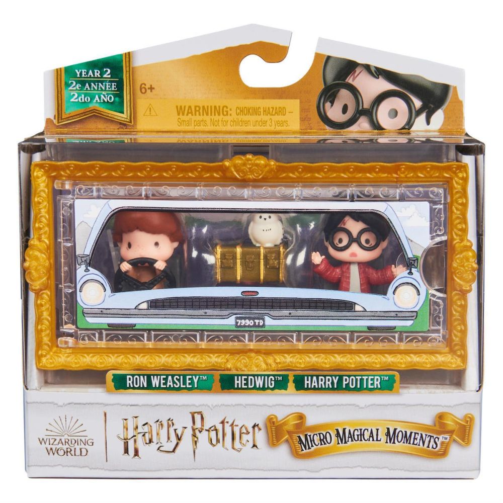 Spin Master Harry Potter: Micro Magical Moments - Ron Weasly/Hedwig/Harry Potter Mini Figures 3Pack (6068612)