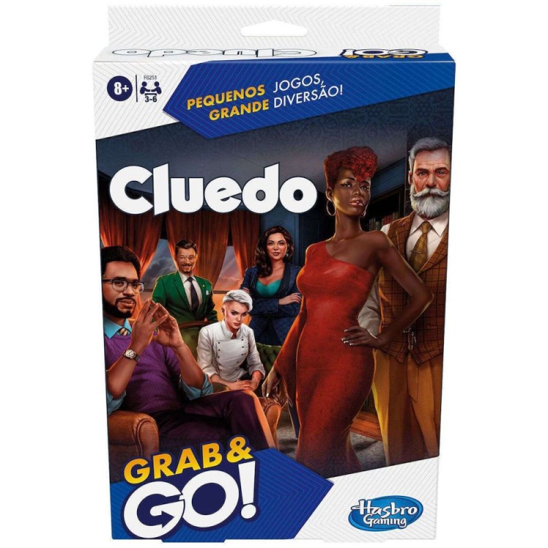 Hasbro Cluedo: Grab And Go - Board Game (Greek Language) (F8251)