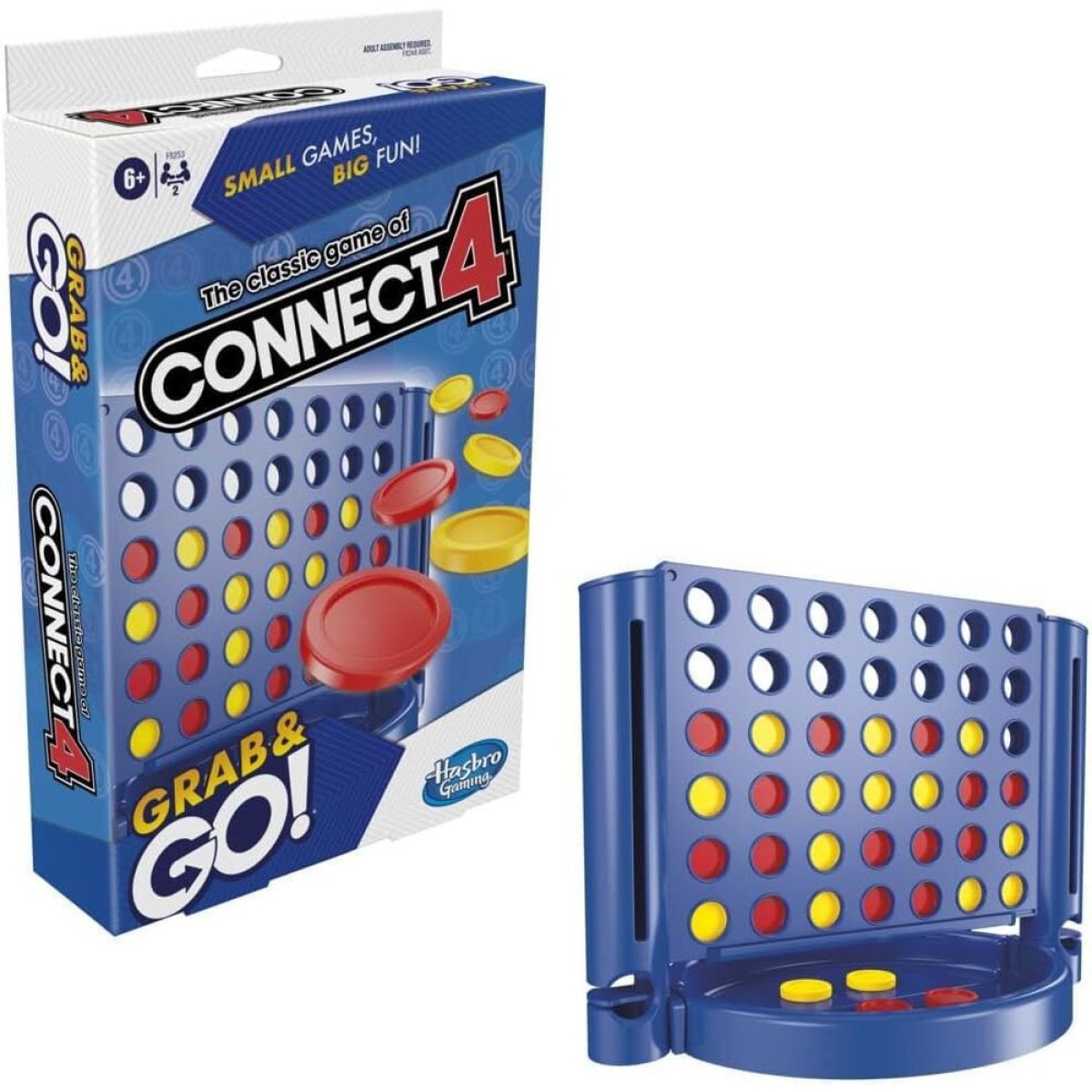 Hasbro Connect 4: Grab And Go - Board Game (Greek Language) (F8253)