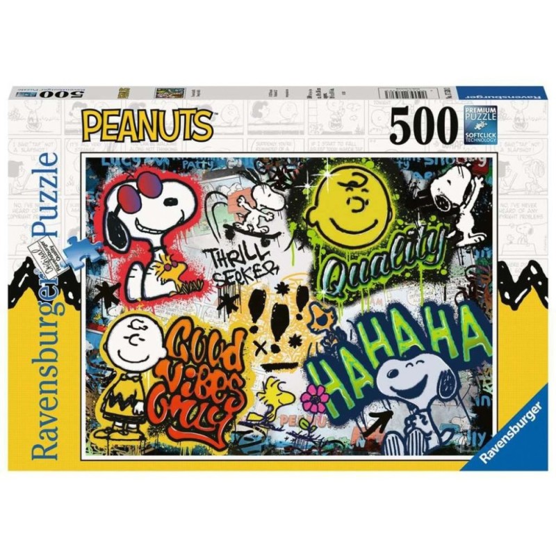 Ravensburger Puzzle: Peanuts &amp; Snoopy Graffiti (500pcs) (17538)