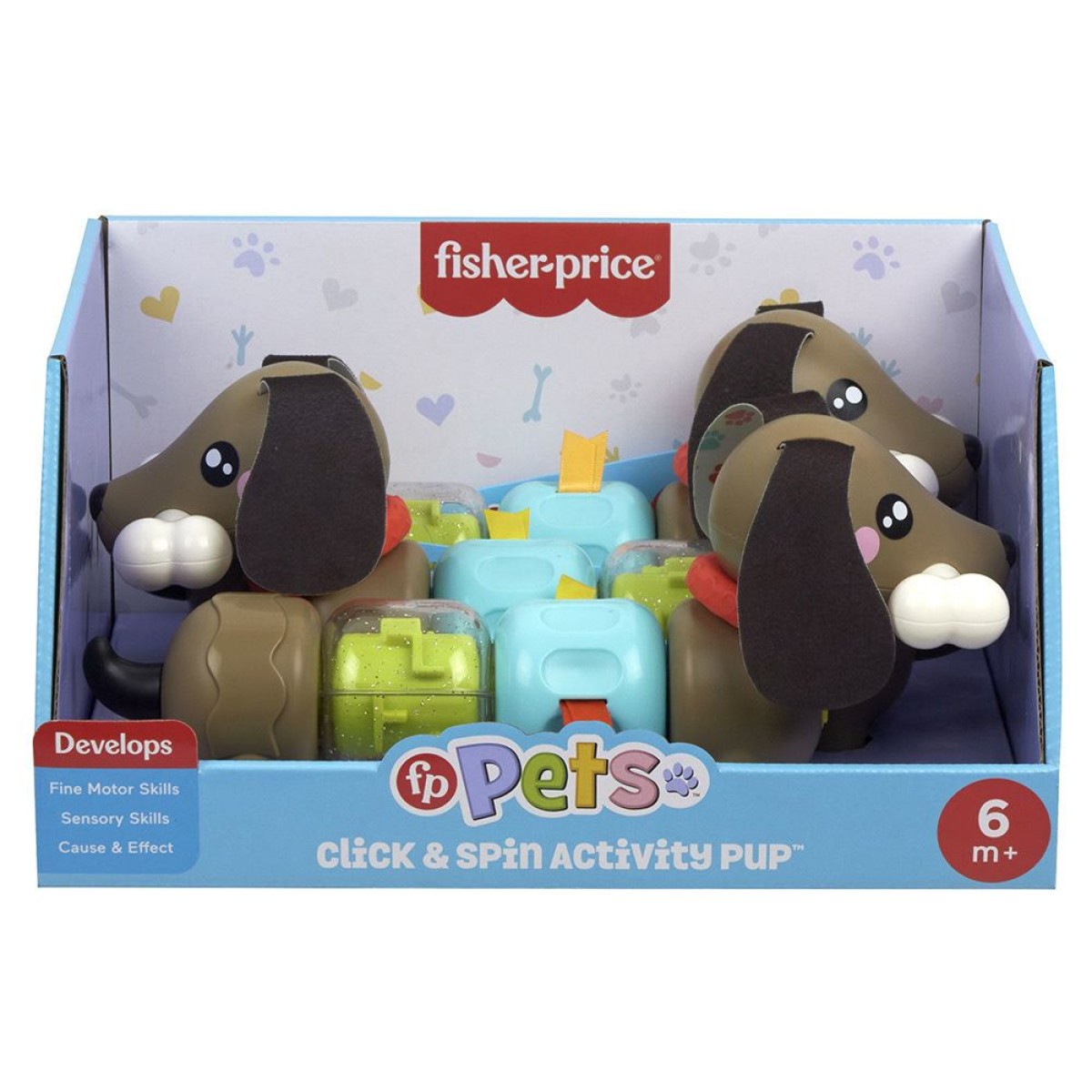 Fischer-Price Pets: Click  Spin - Activity Pup (HTW91)