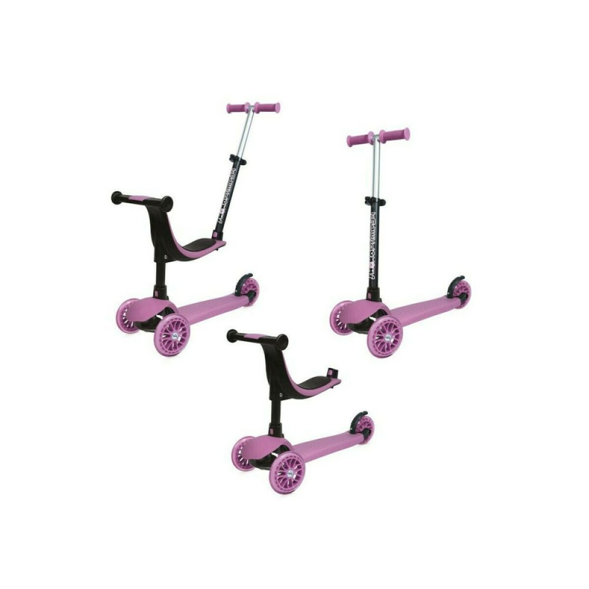 AS SHOKO: Prime 3 in 1 Scooter Ροζ (5004-50506)