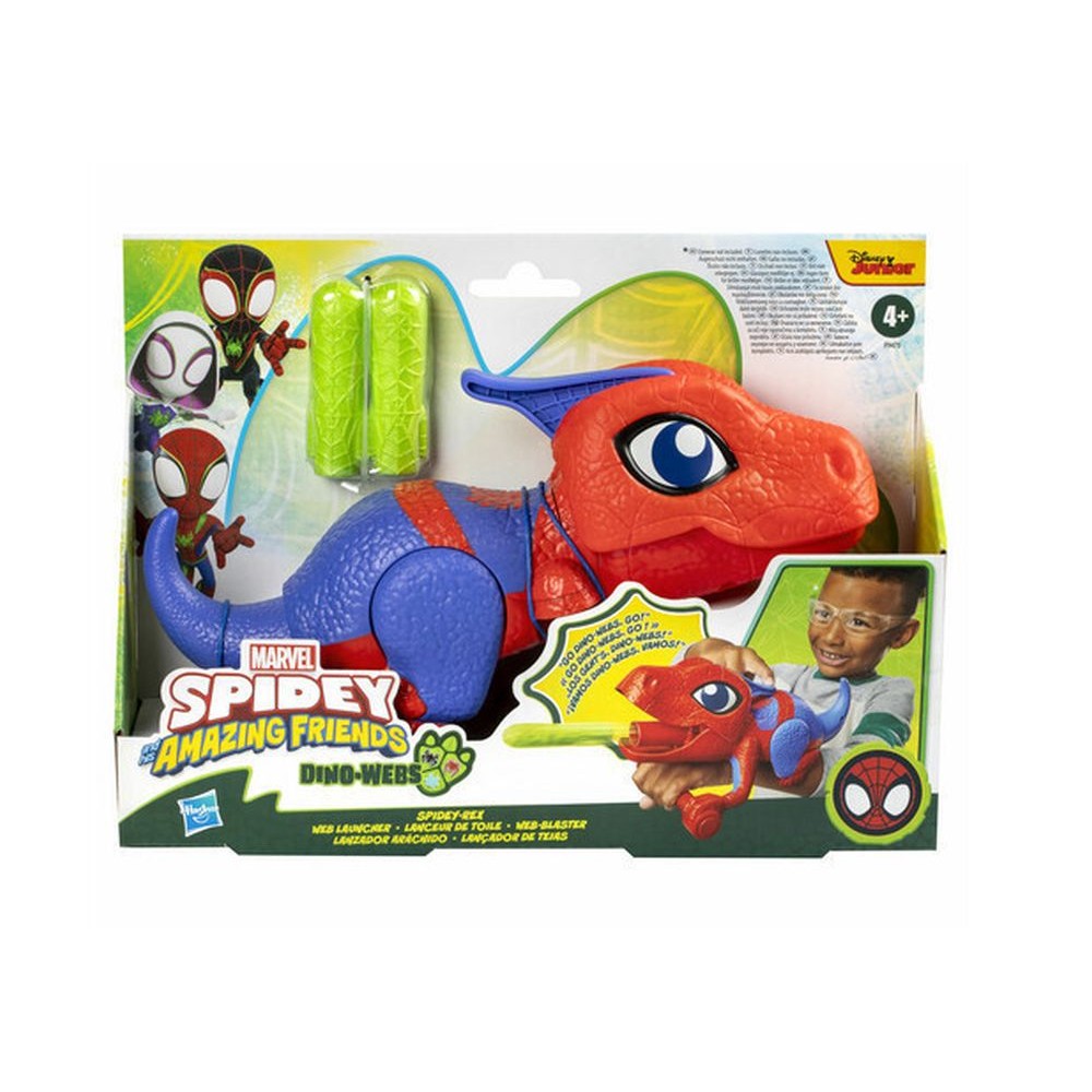 Hasbro Nerf Disney Marvel: Spidey And His Amazing Friends Dino-Webs - Spidey-Rex Web Launcher (F9475)