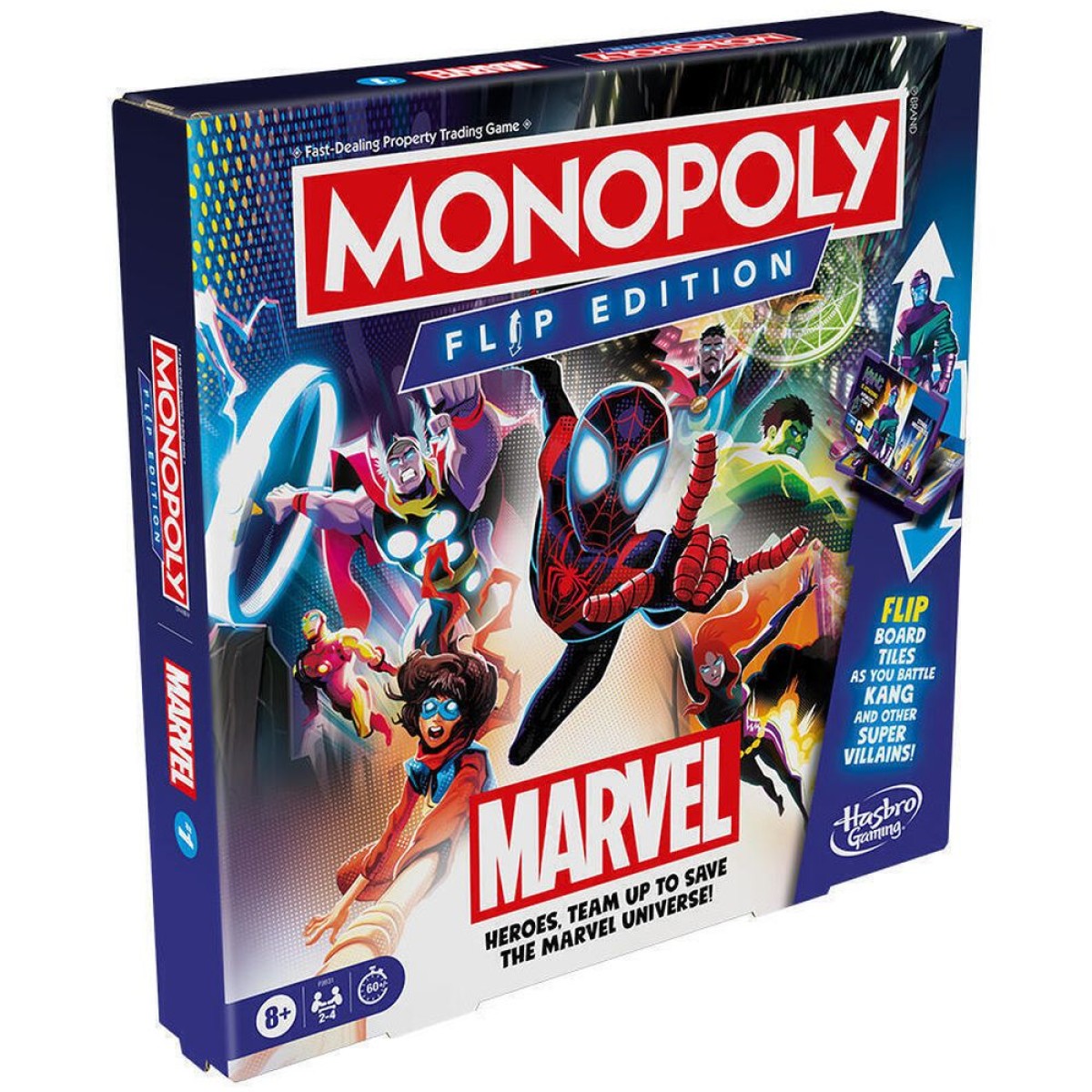 Hasbro Marvel: Monopoly - Flip Edition (Greek Language) (F9931)