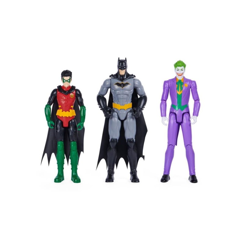 Spin Master DC: Batman - Batman &amp; Robin VS. The Joker 12Inch Figures Set (6064967)*