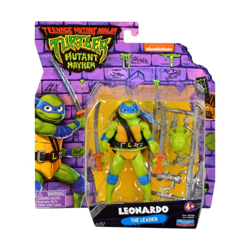 Giochi Preziosi Teenage Mutant Ninja: Turtles Mutant Mayhem - Donatello The Brains Action Figure (83282)