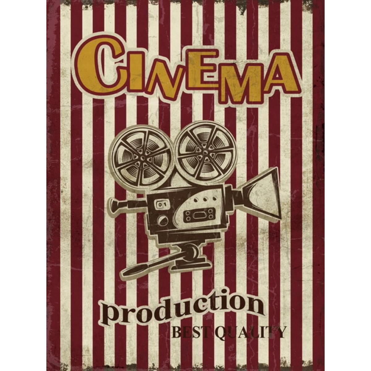 ΚΑΔΡO ΜΕΤΑΛΛΙΚΟ Fylliana "CINEMA PRODUCTION" 30*40 XCΜ163210Τ