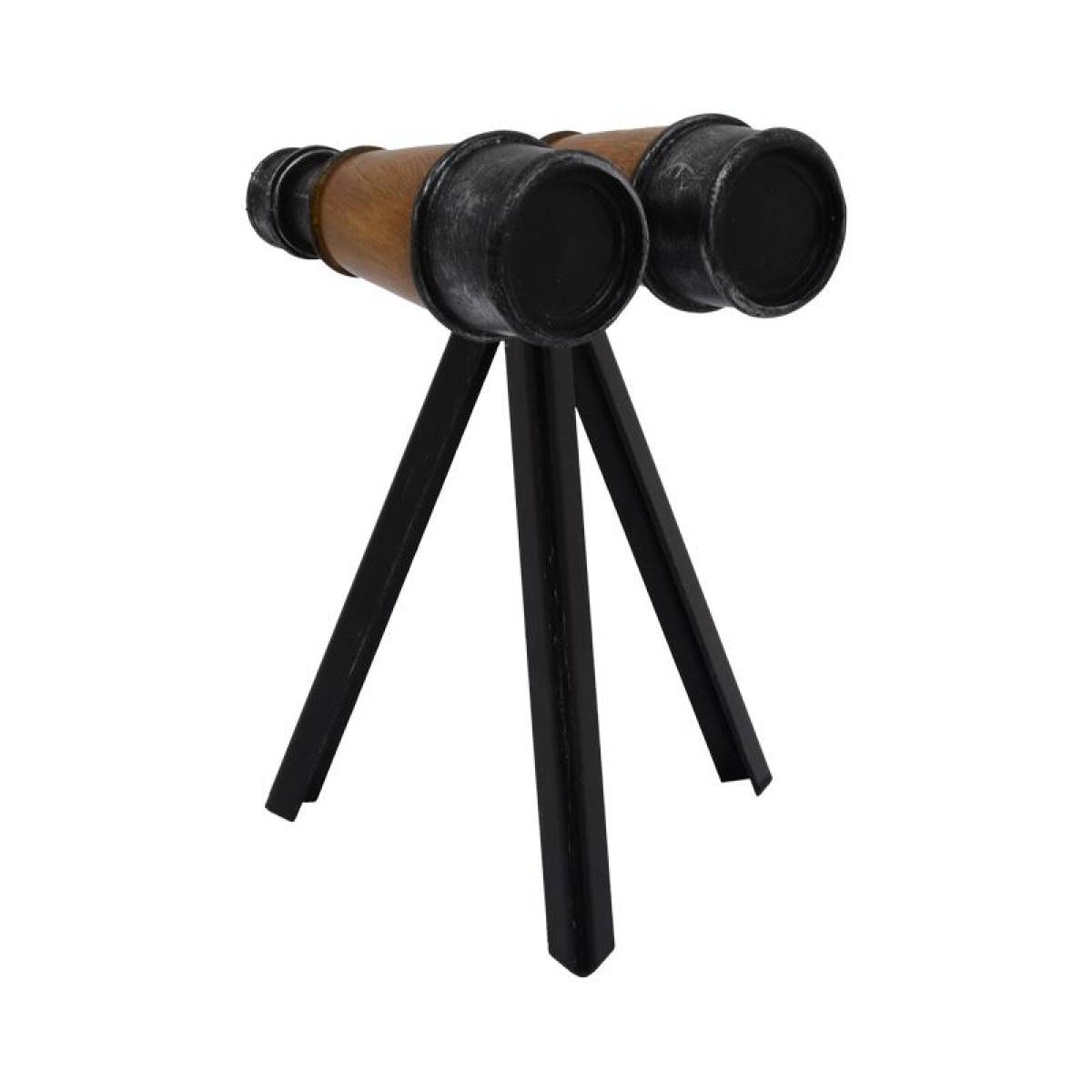 ΕΠΙΤΡΑΠΕΖΙΟ ΔΙΑΚΟΣΜΗΤΙΚΟ "BINOCULARS" ΜΑΥΡΟ-ΚΑΦΕ 15*6*30