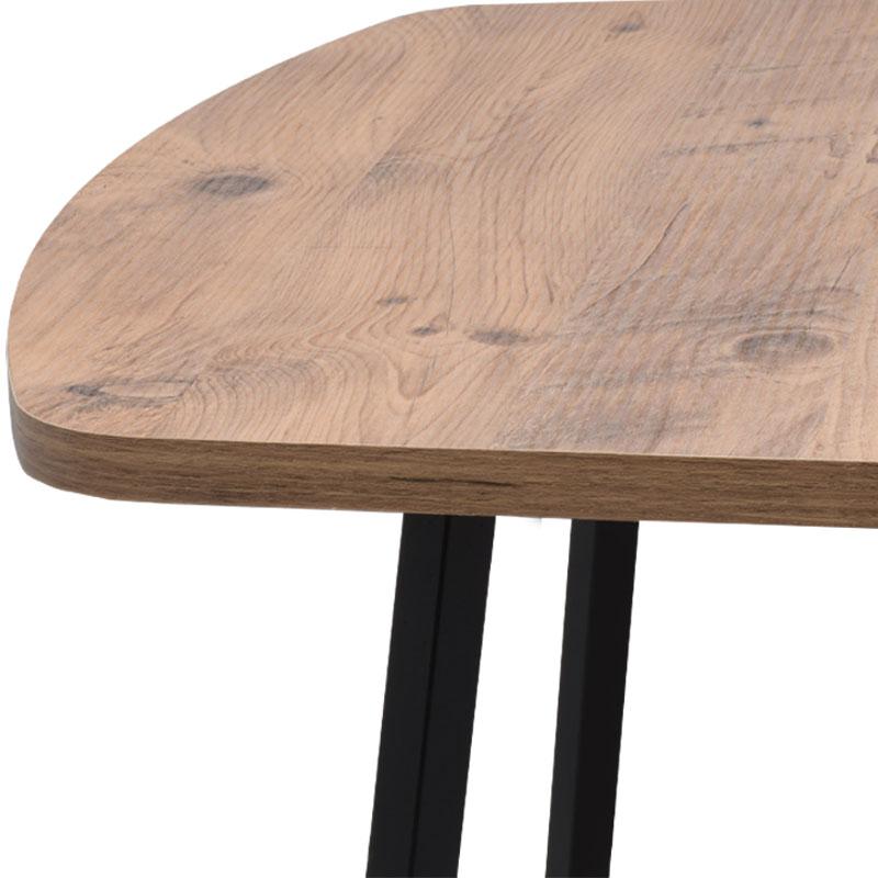 ΤΡΑΠΕΖΑΚΙ ΣΑΛΟΝΙΟΥ Fylliana P20 GREY OAK ΧΡΩΜΑ 100x65,5x44εκ