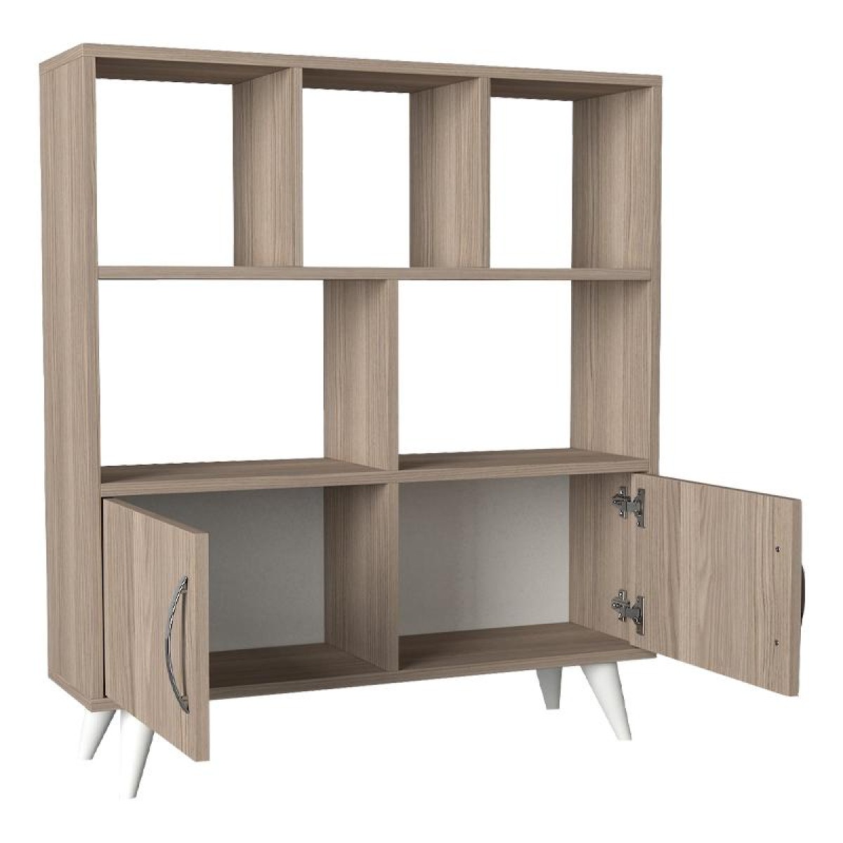 ΒΙΒΛΙΟΘΗΚΗ-ΡΑΦΙΕΡΑ Fylliana Orbit GREY OAK 90*22*105