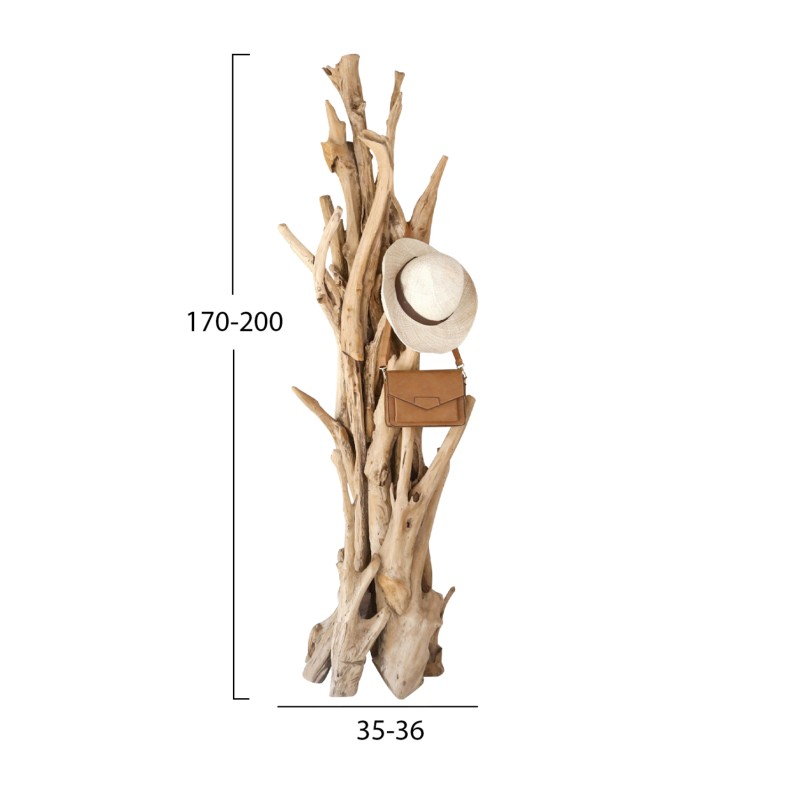 ΚΑΛΟΓΕΡΟΣ HM9367 ΑΠΟ ΜΑΣΙΦ ΞΥΛΟ TEAK ΦΥΣΙΚΟ 36x30x183Υεκ.