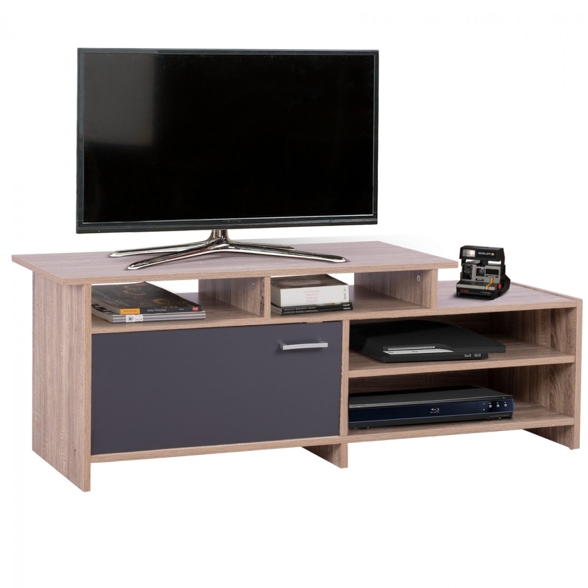 ΕΠΙΠΛΟ TV SCOTT HM8766.02 123x39,5x35,5-45,5Y εκ. SONAMA ΓΚΡΙ