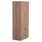 ΝΤΟΥΛΑΠΑ ΜΕ ΣΥΡΤΑΡΙΑ REINA HM2484.11 SONAMA OAK ΜΕΛΑΜΙΝΗ 80x48x183Υεκ.