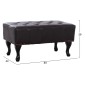 ΤΑΜΠΟΥΡΕ ΥΠΟΠΟΔΙΟ T.CHESTERFIELD EMMA HM226.01 PU 80x44x39Y εκ.ΣΚ.ΚΑΦΕ