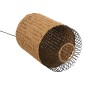 ΦΩΤΙΣΤΙΚΟ ΟΡΟΦΗΣ ΚΡΕΜΑΣΤΟ HM4340 PAPER ROPE ΜΠΕΖ-ΜΑΥΡΟ ΜΕΤΑΛΛΟ-Φ26x40-120Υεκ.