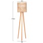 ΕΠΙΔΑΠΕΔΙΟ ΦΩΤΙΣΤΙΚΟ HM4351 RUBBERWOOD-RATTAN-PAPER ROPE ΣΕ ΦΥΣΙΚΟ Φ36x149,5Υεκ.