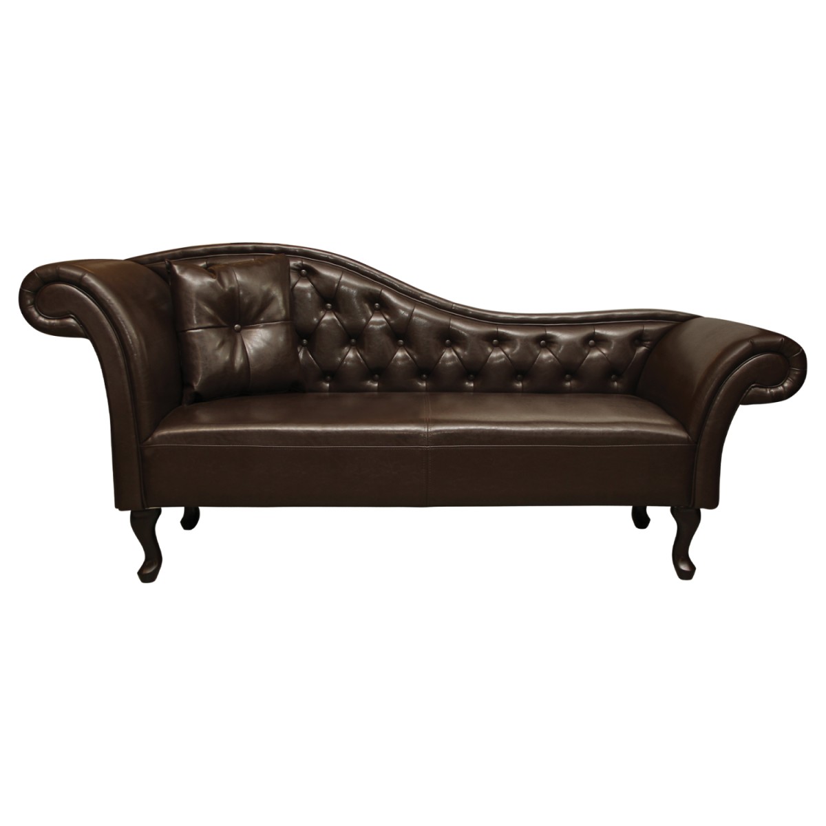 ΑΝΑΚΛΙΝΔΡΟ T.CHESTERFIELD NIOVI HM3007.01 PU ΣΚ.ΚΑΦΕ-ΜΑΥΡΑ ΠΟΔΙΑ 190x61x84Yεκ.