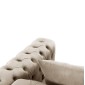 ΠΟΛΥΘΡΟΝΑ τ.CHESTERFIELD MOBAR HM3261.02 ΚΡΕΜ ΒΕΛΟΥΔΟ-ΜΕΤΑΛΛΙΚΑ ΠΟΔΙΑ 99x86,5x77Υεκ.